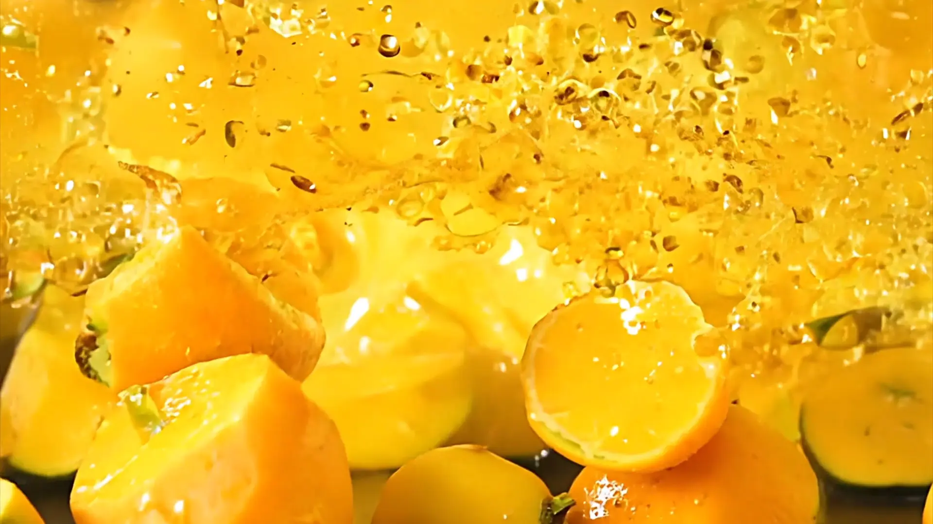 Dynamic Fresh Fruit Explosion Video Transition